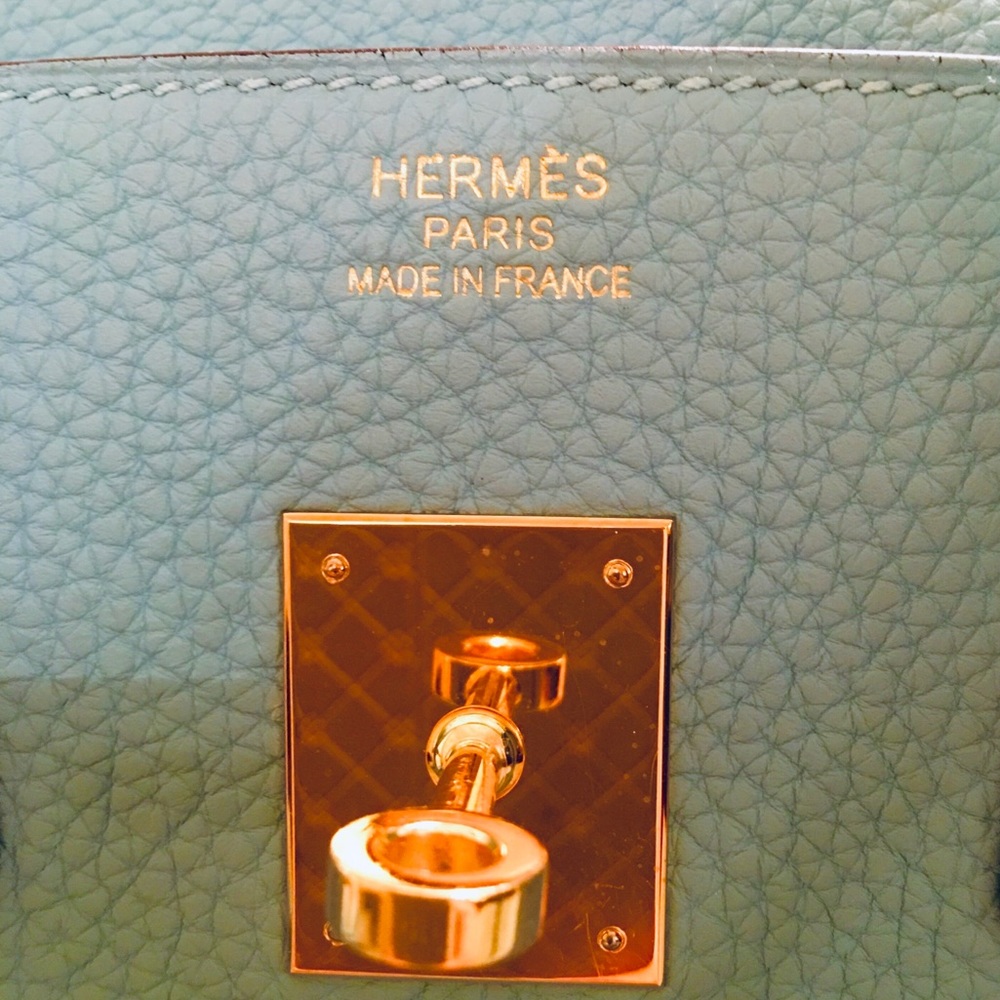 Hermes Birkin Bleu Atoll Receipt, Authenticated 👜 - Picture 6 of 9